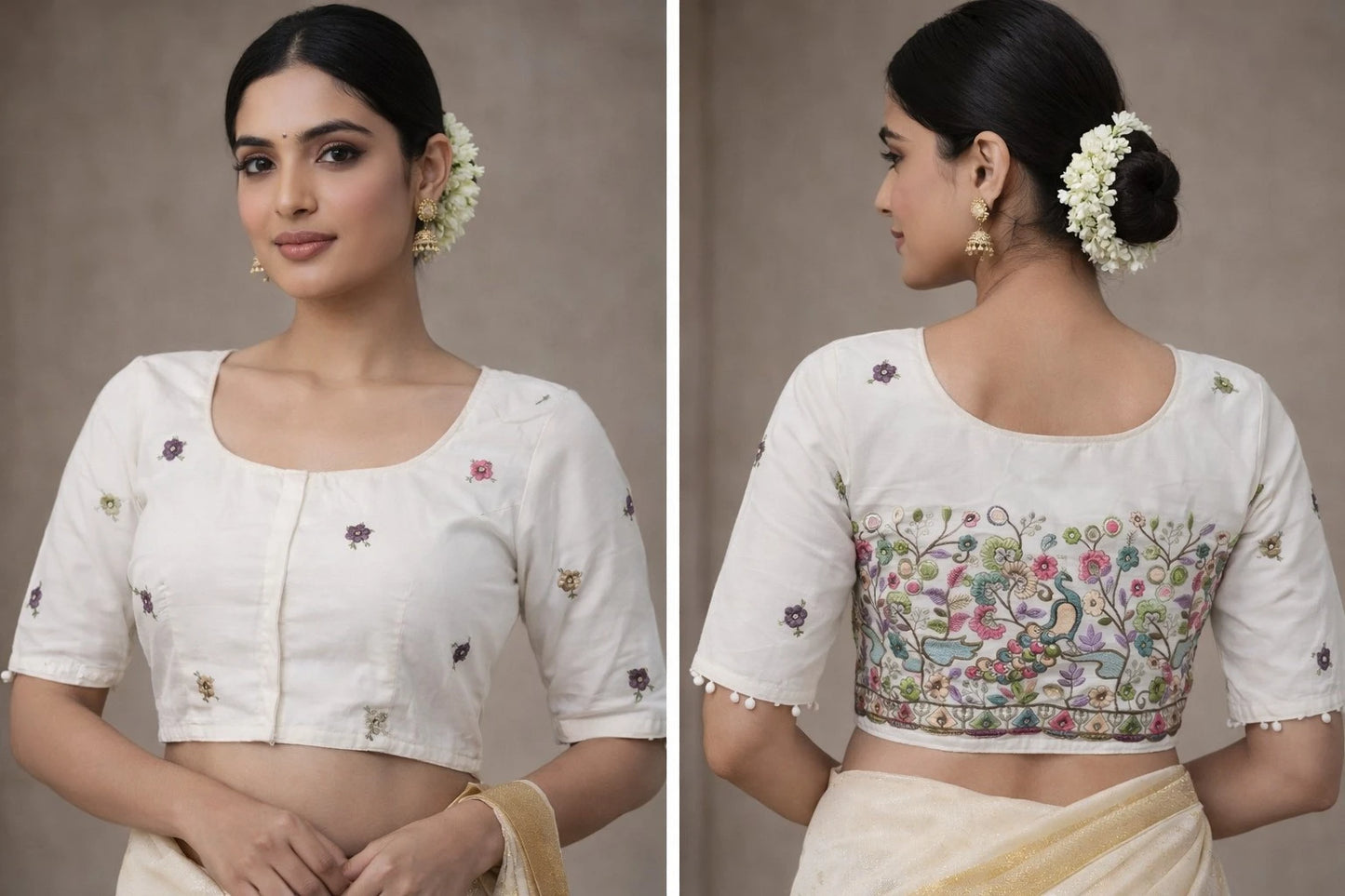 Khadi Cotton Readymade Blouse