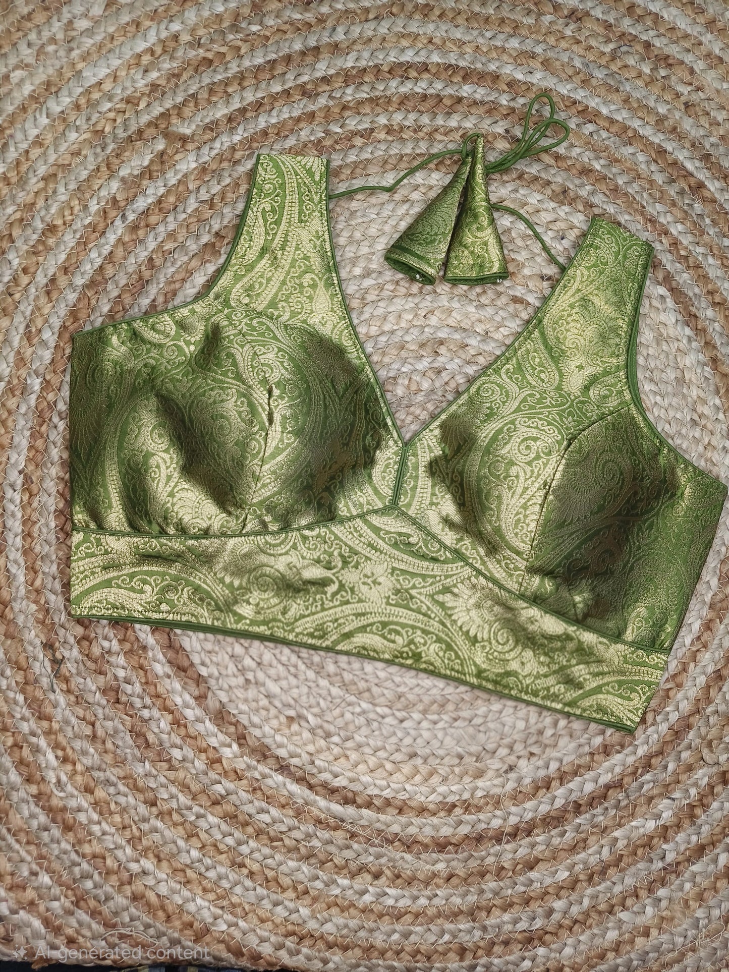 Banarasi Pattern Traditional Readymade Blouse