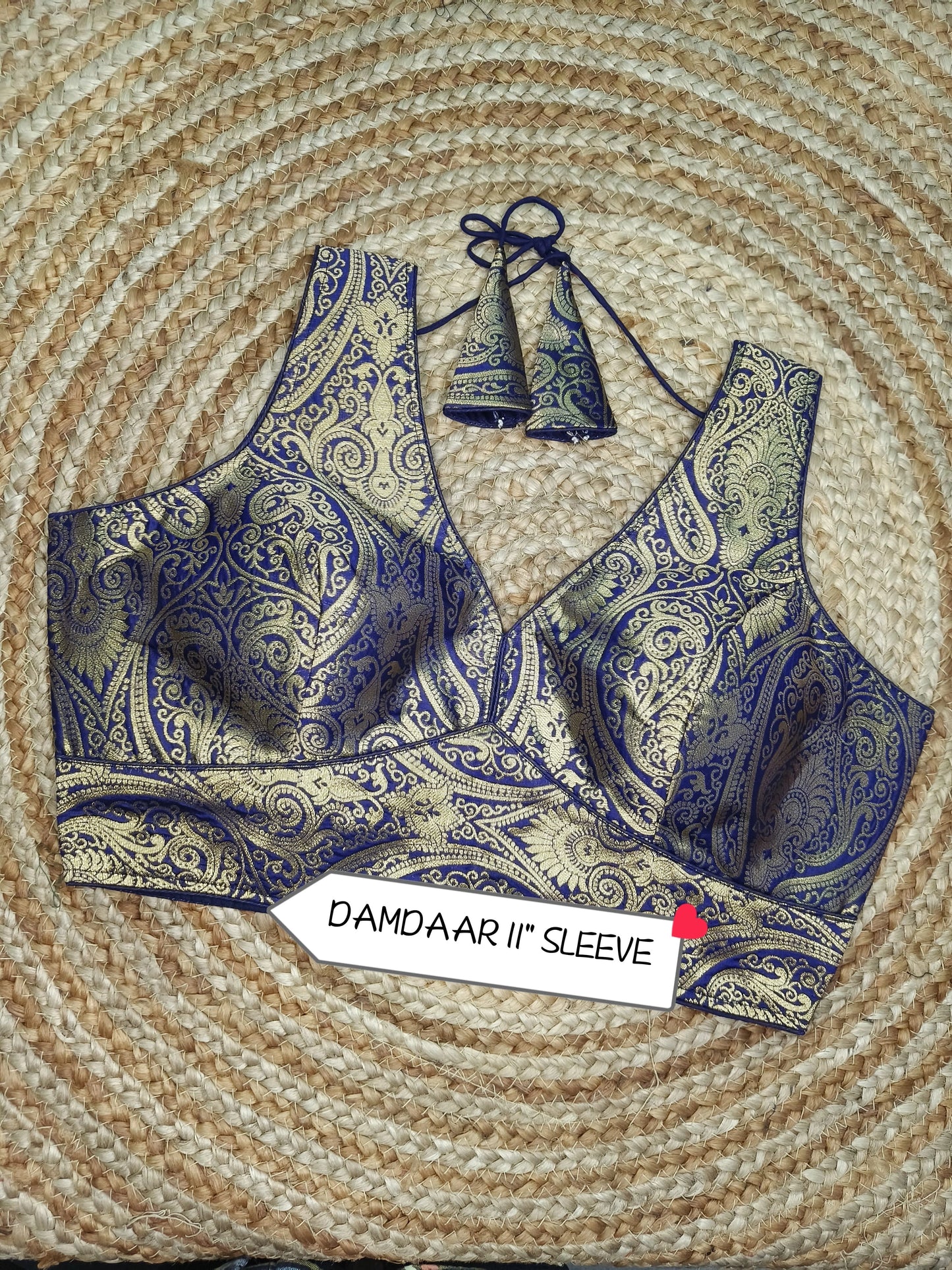 Banarasi Pattern Traditional Readymade Blouse
