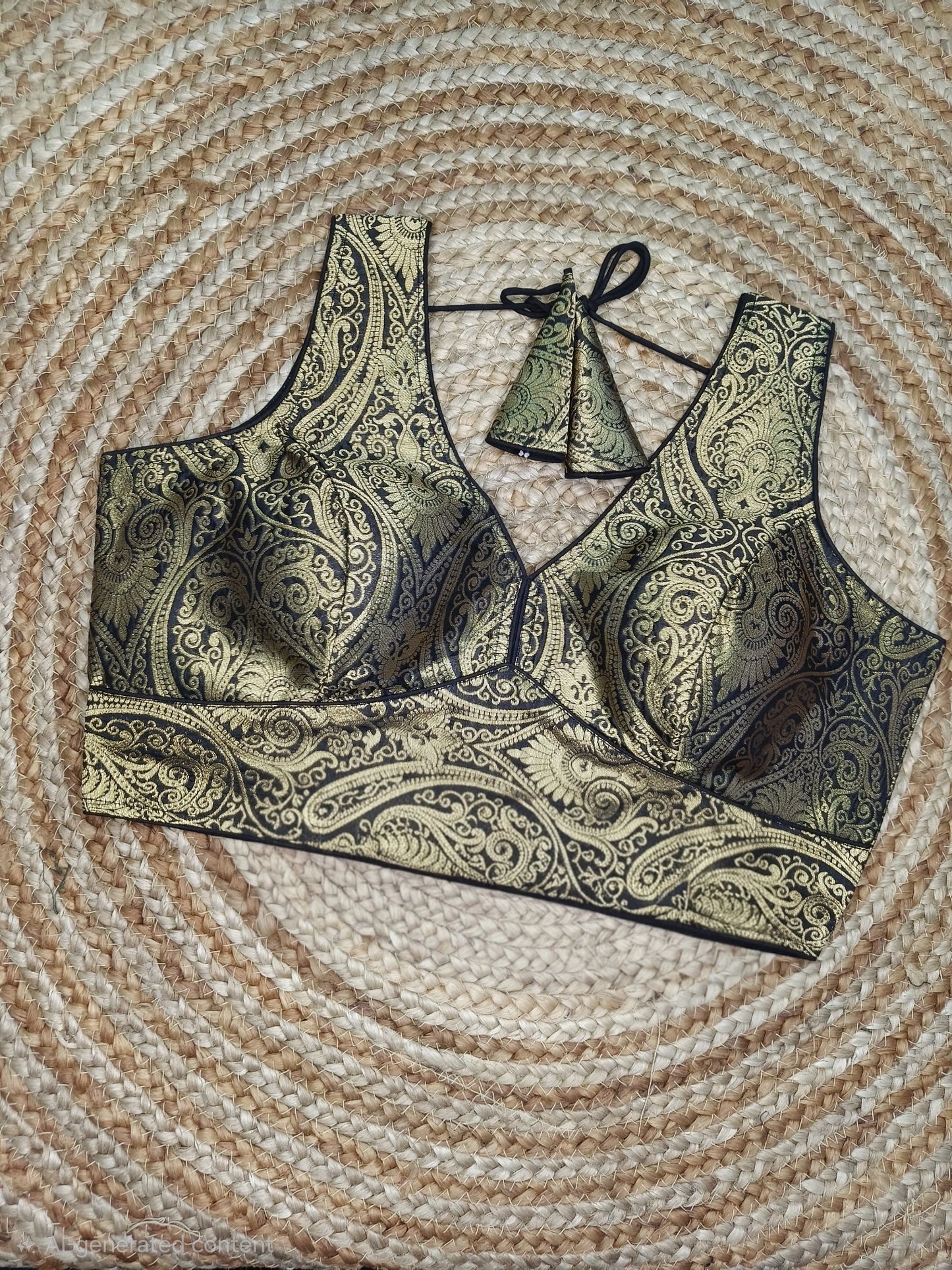 Banarasi Pattern Traditional Readymade Blouse