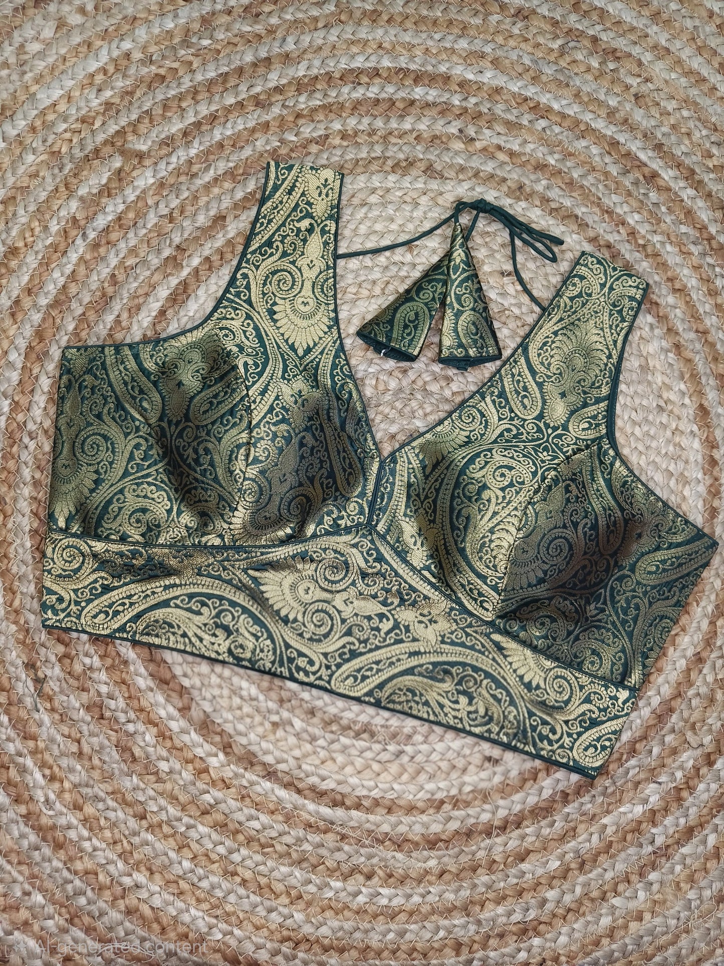 Banarasi Pattern Traditional Readymade Blouse