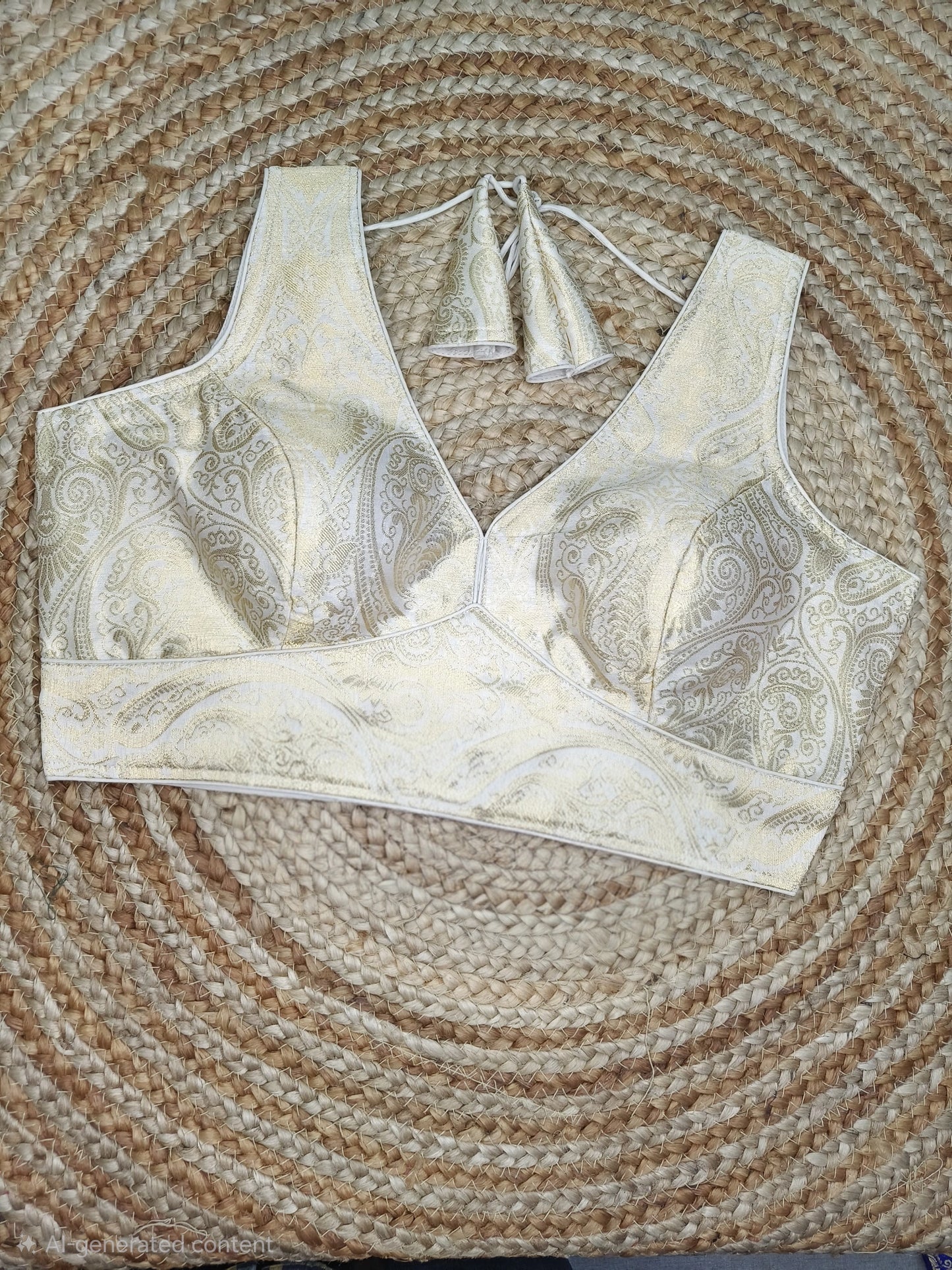 Banarasi Pattern Traditional Readymade Blouse