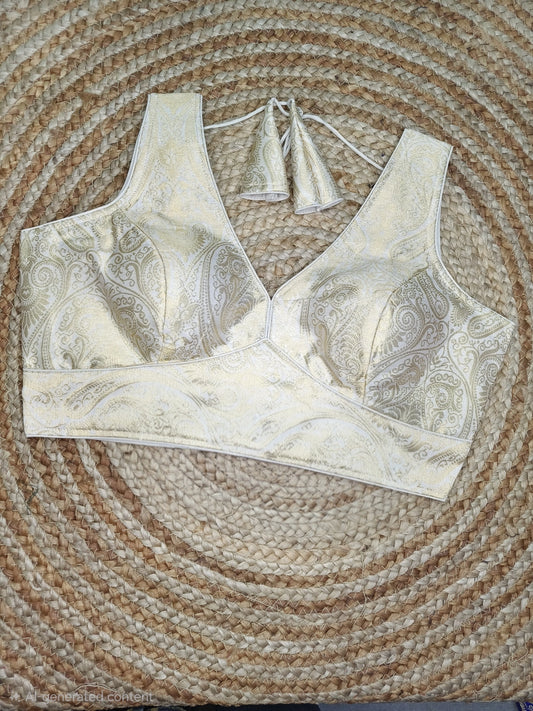 Banarasi Pattern Traditional Readymade Blouse