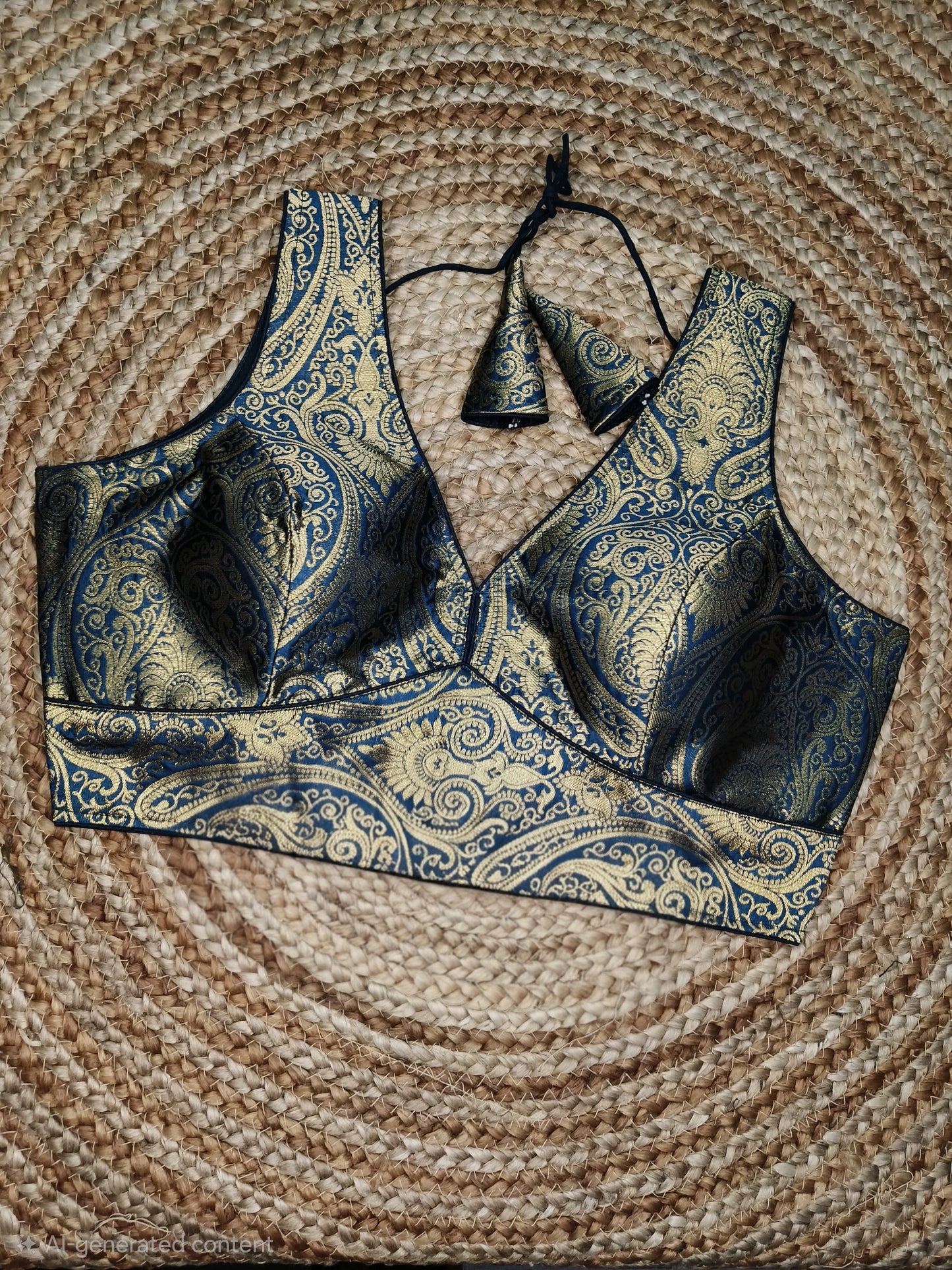 Banarasi Pattern Traditional Readymade Blouse