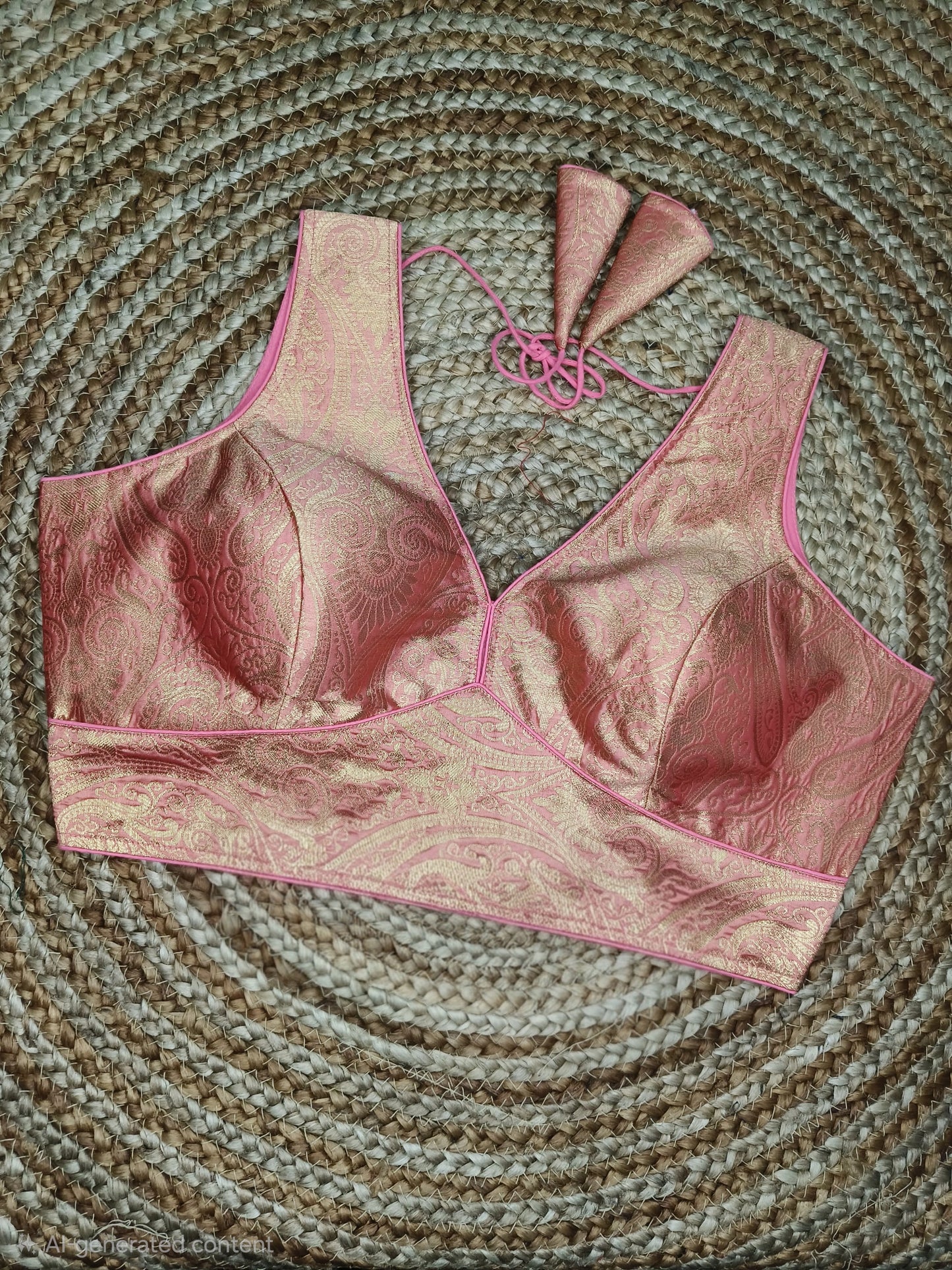 Banarasi Pattern Traditional Readymade Blouse