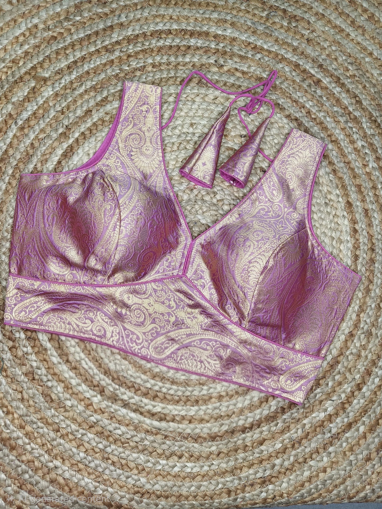 Banarasi Pattern Traditional Readymade Blouse