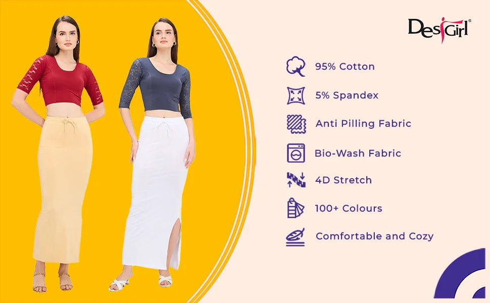 Saree Shapewear Cotton-Size-2XL/3XL